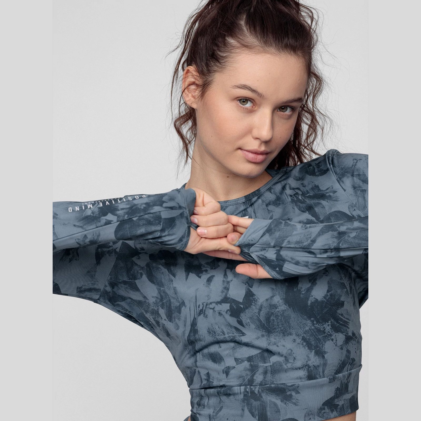 Sweatshirts -  4f Tricou cu mânecă lungă de yoga pentru femei TSDLF010