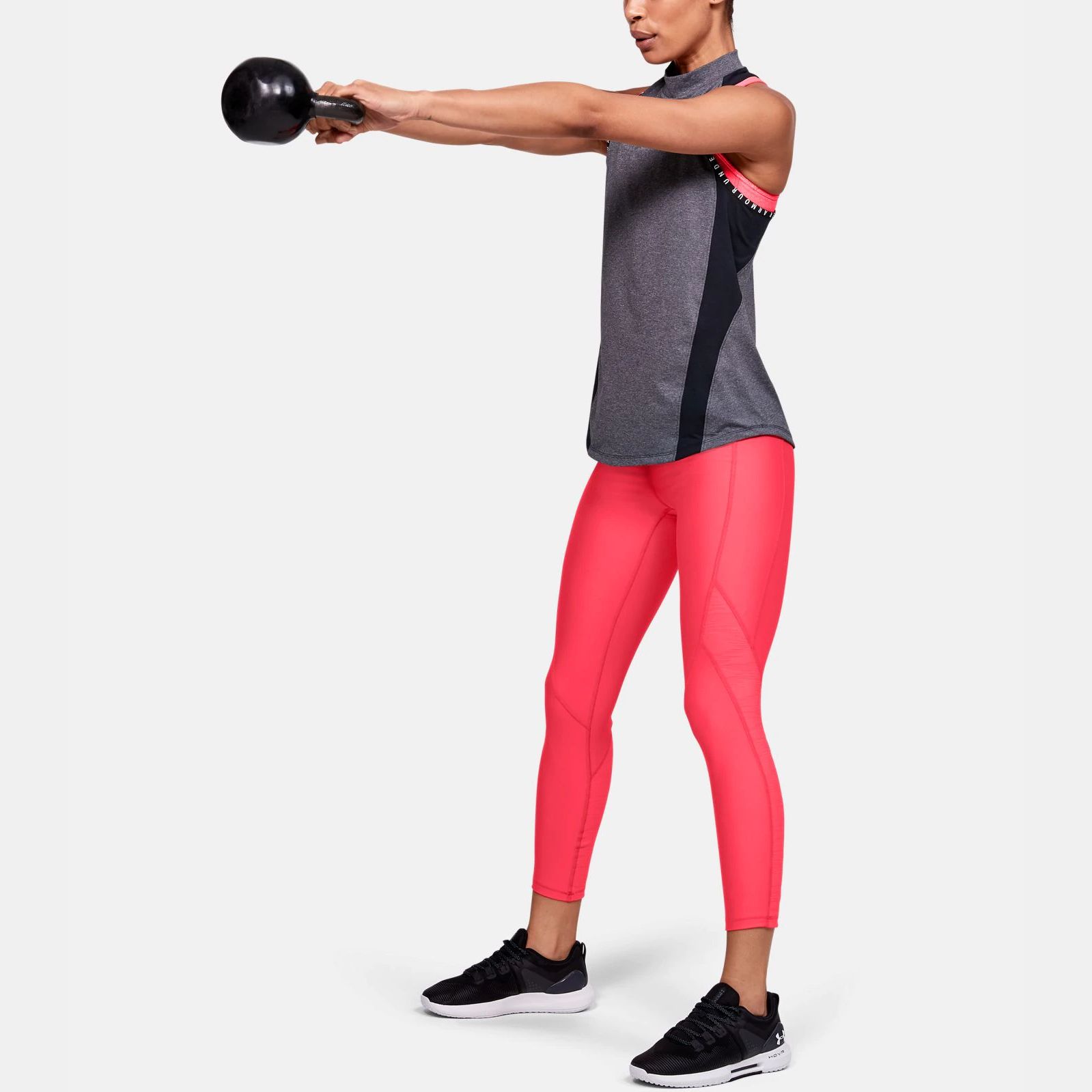 Leggings & Tights -  under armour HeatGear Armour C&S Jaquard Ankle Crop 1709