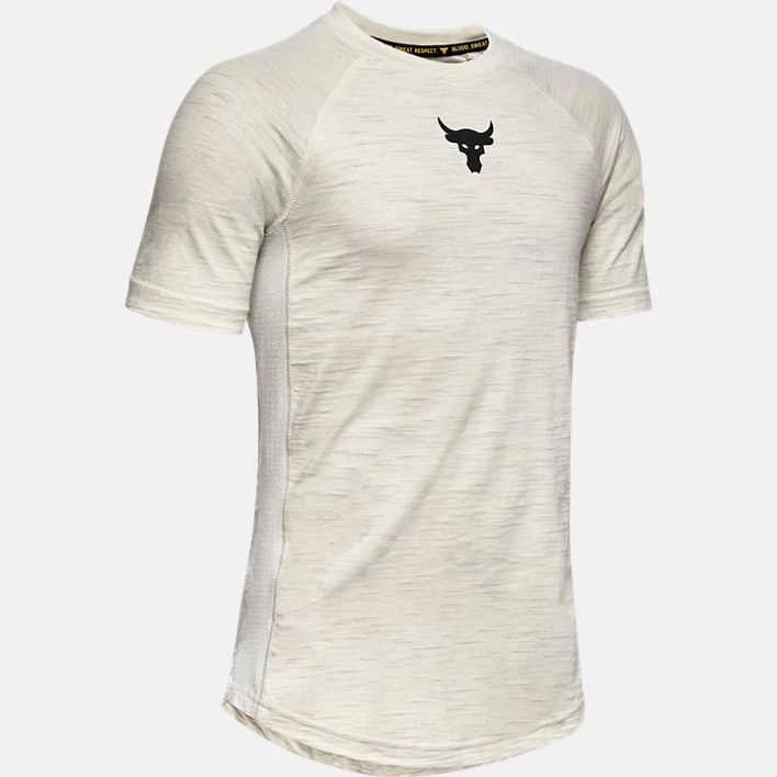 T-Shirts & Polo -  under armour Project Rock Charged Cotton T-Shirt 2690