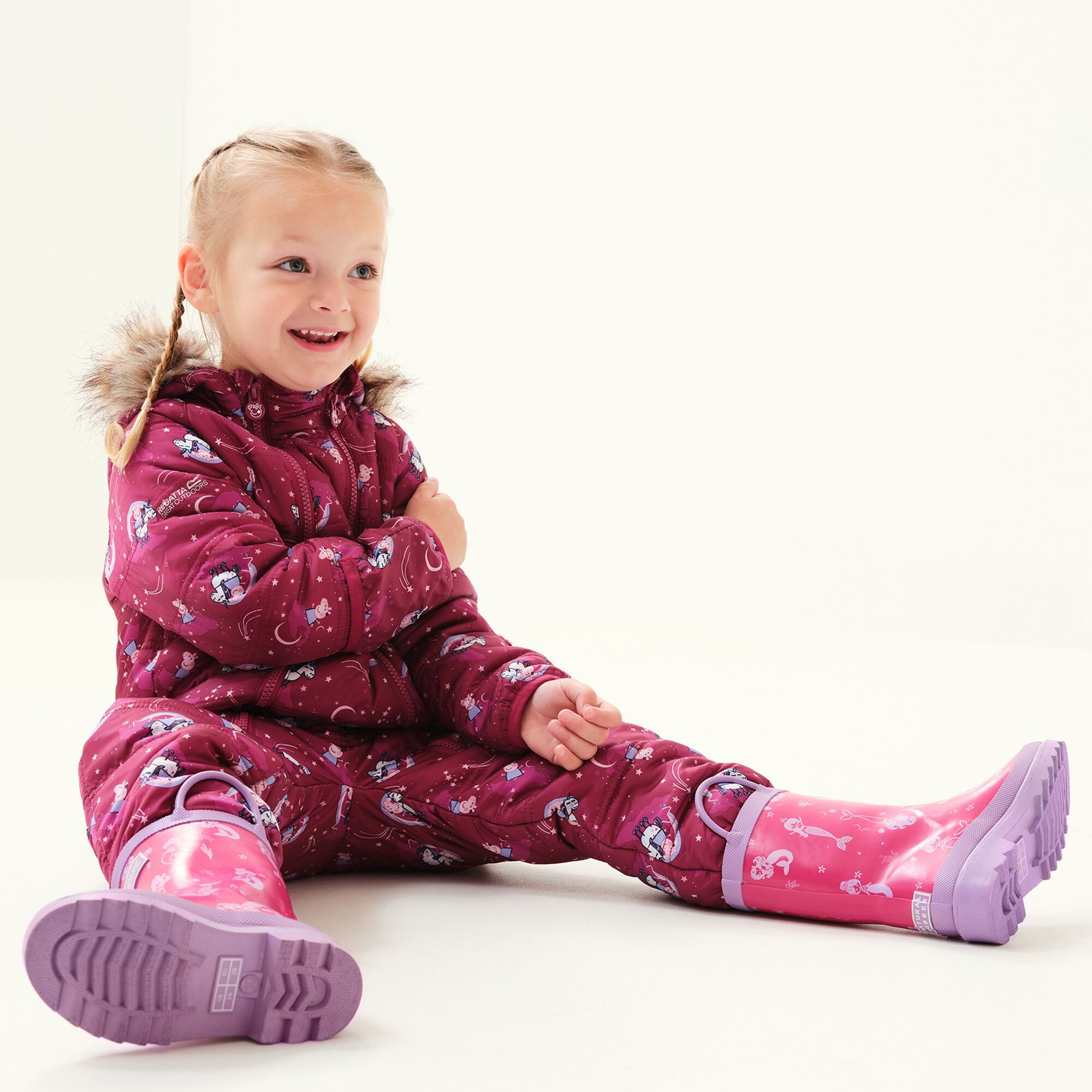 Jackets & Vests -  regatta Peppa Pig Insulated Puddle Suit