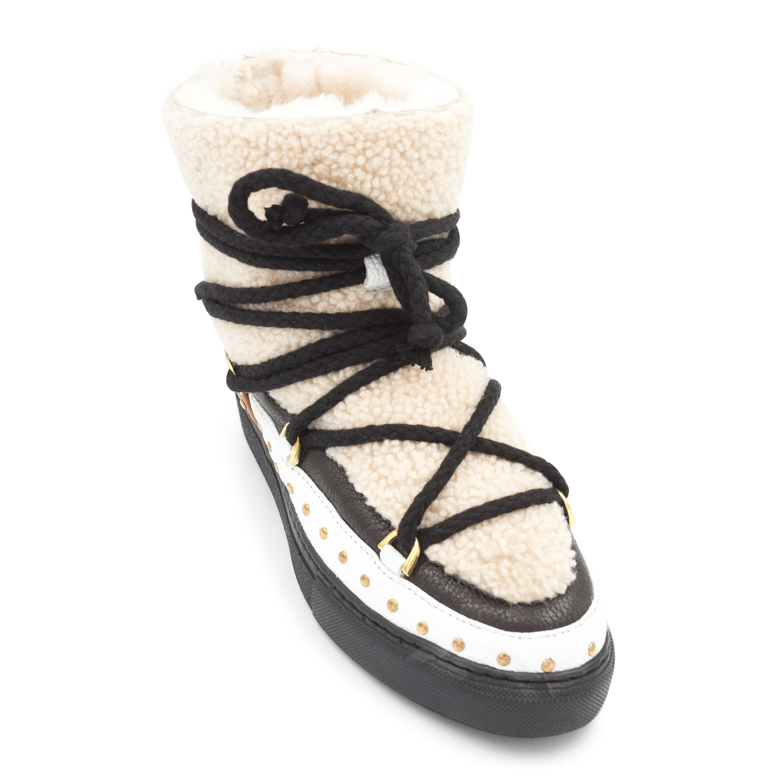 Winter Shoes -  inuikii Sneaker Curly Rock Cream