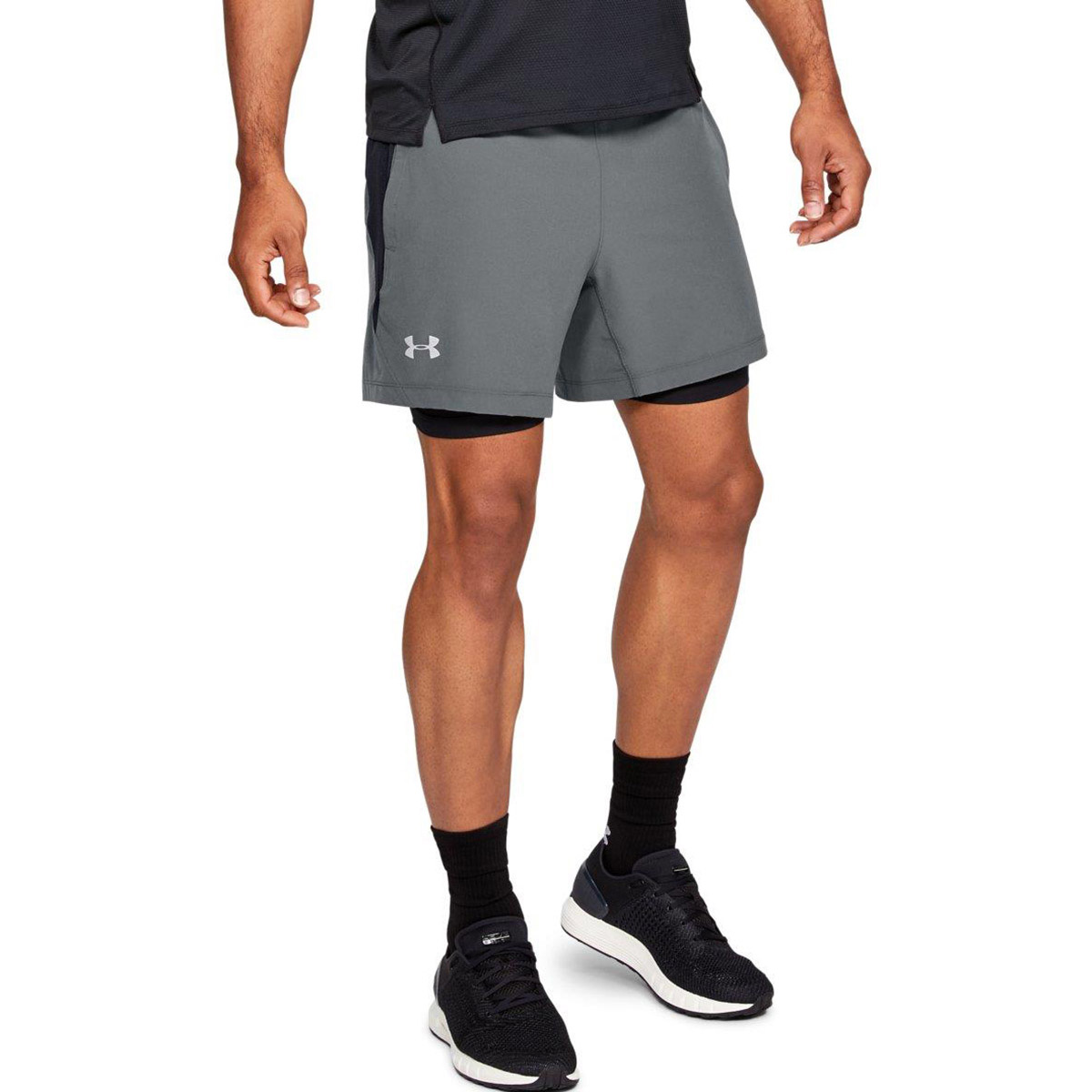 under armour qualifier shorts 2 in 1