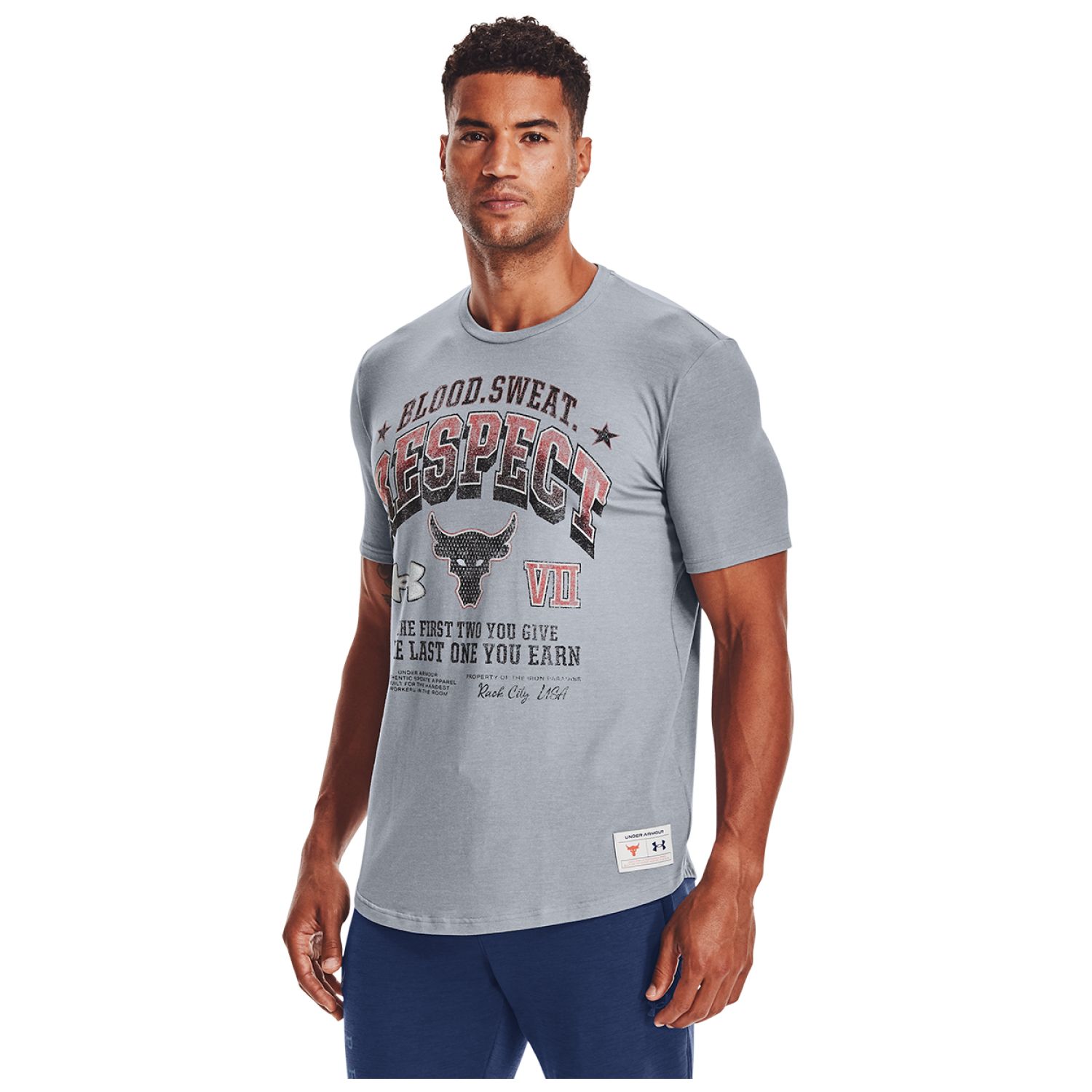 T-Shirts & Polo -  under armour Project Rock BSR Short Sleeve