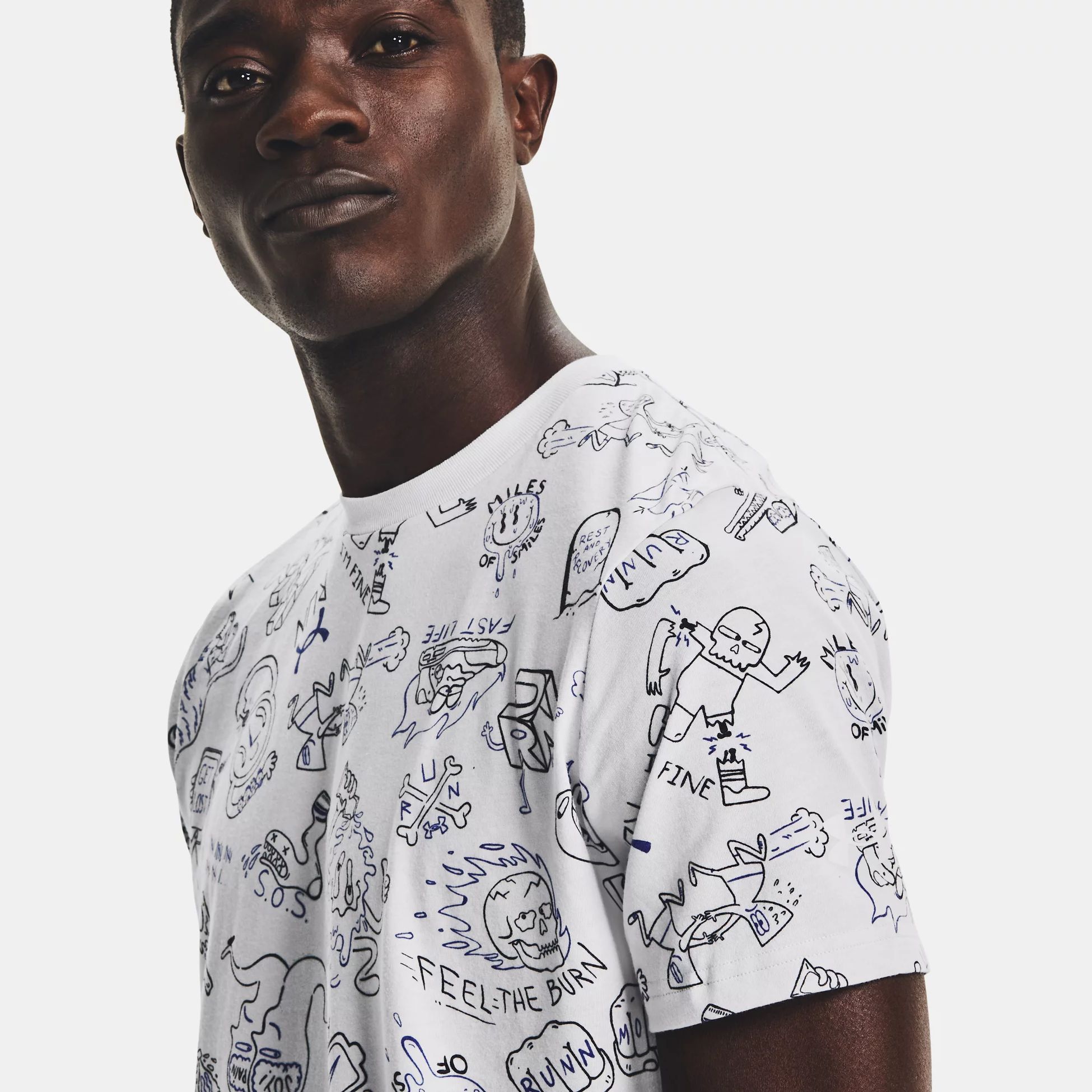 T-Shirts & Polo -  under armour Run Your Face Off Print 1484