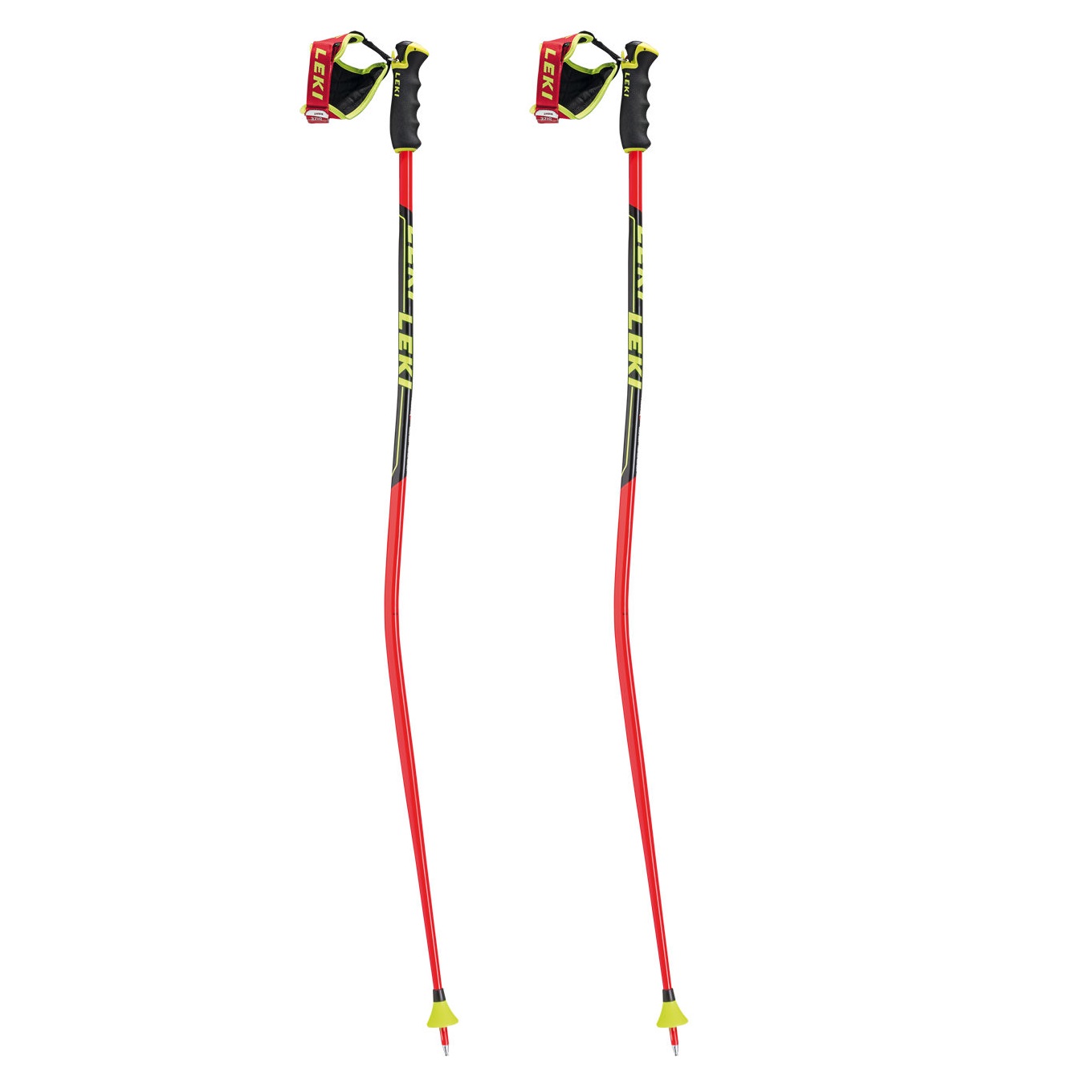 NEW $250 LEKI World Cup Racing Ski Poles 130CM 52" Downhill Skiing Alum & Carbon 