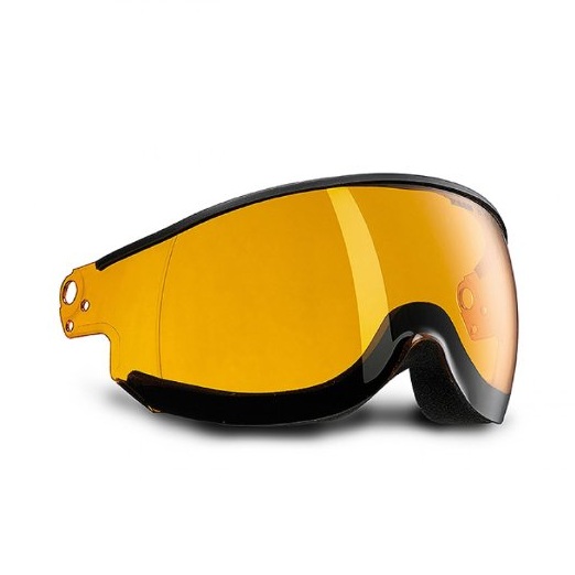 Snowboard Visor Helmet -  kask Piuma Visor Orange