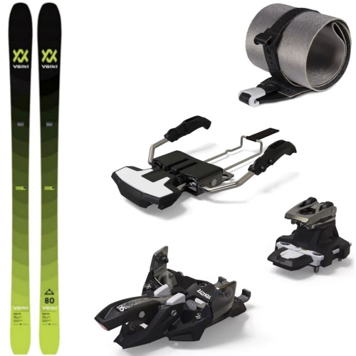 Ski - Volkl Rise 80 + Climbing Skins + Alpinist 9 | Ski 