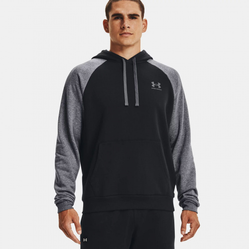 Clothing - Under Armour UA Rival Fleece Colorblock Hoodie | Fitness 