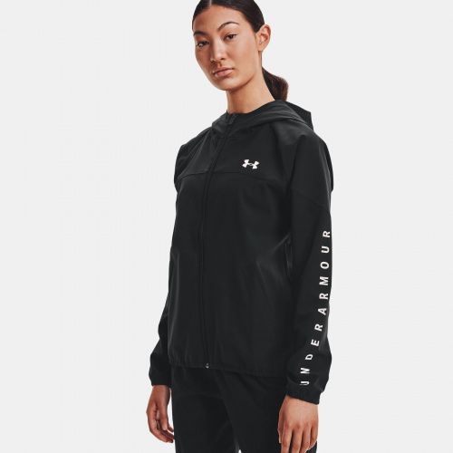Clothing - Under Armour UA Woven Branded FZ Hoodie | Fitness 